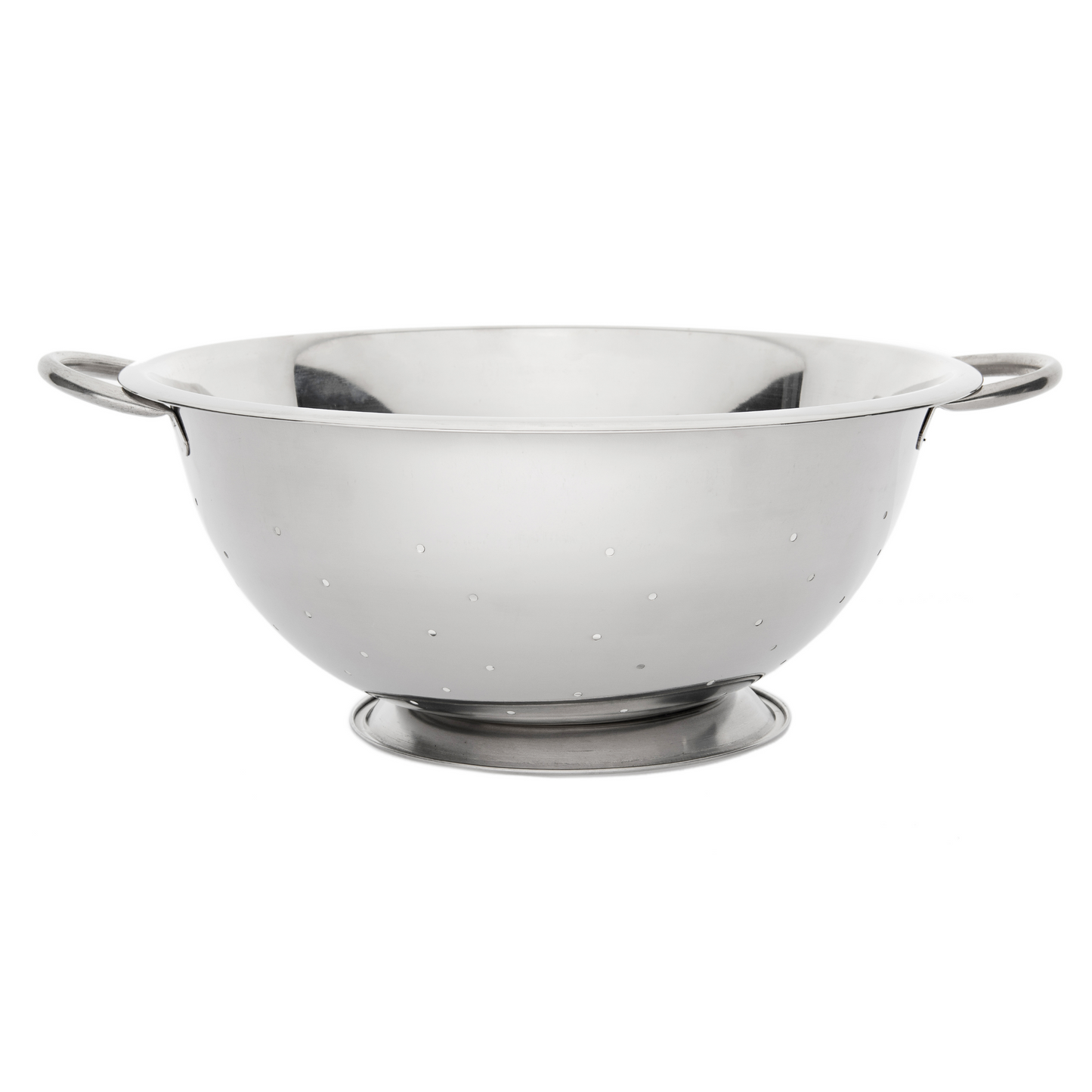 Browne | Footed Colander, 8 qt, Mirror Stainless Steel