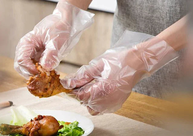 Globe Polyethylene Gloves, Powder-Free, Medium, Clear (500-pack) - 8001