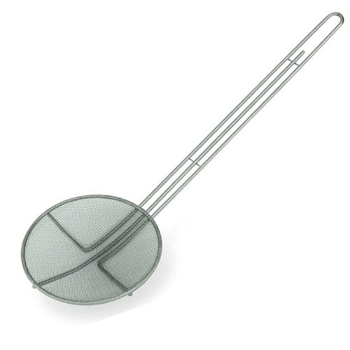 Johnson Rose | Fine Mesh Round Skimmer, 6 1/2", Nickel Plated Steel