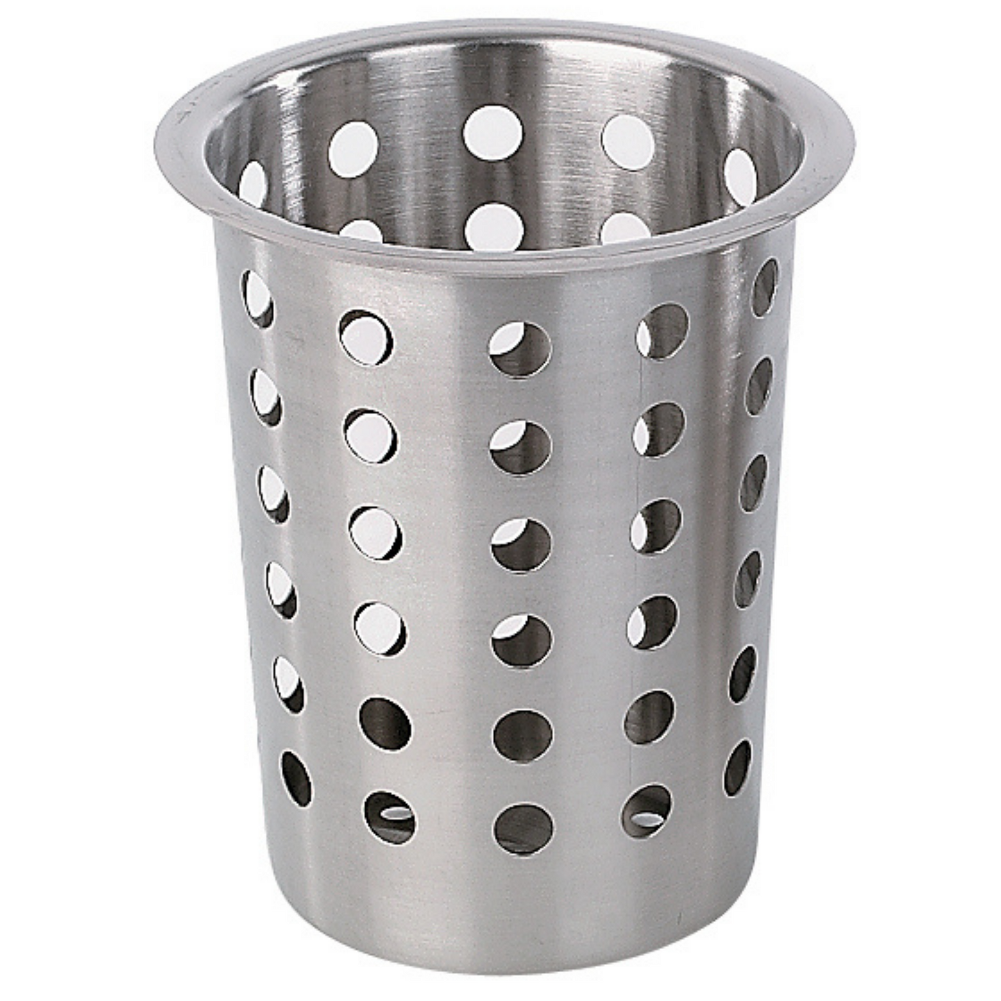 Browne | Cutlery Cylinder, Perforated Stainless Steel - ChefEquipment.com