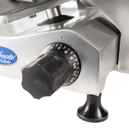 Globe | Chefmate C12 Economy Light Duty Manual Meat Slicer, 12", 1/3 HP