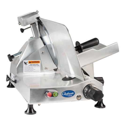 Globe | Chefmate C12 Economy Light Duty Manual Meat Slicer, 12", 1/3 HP