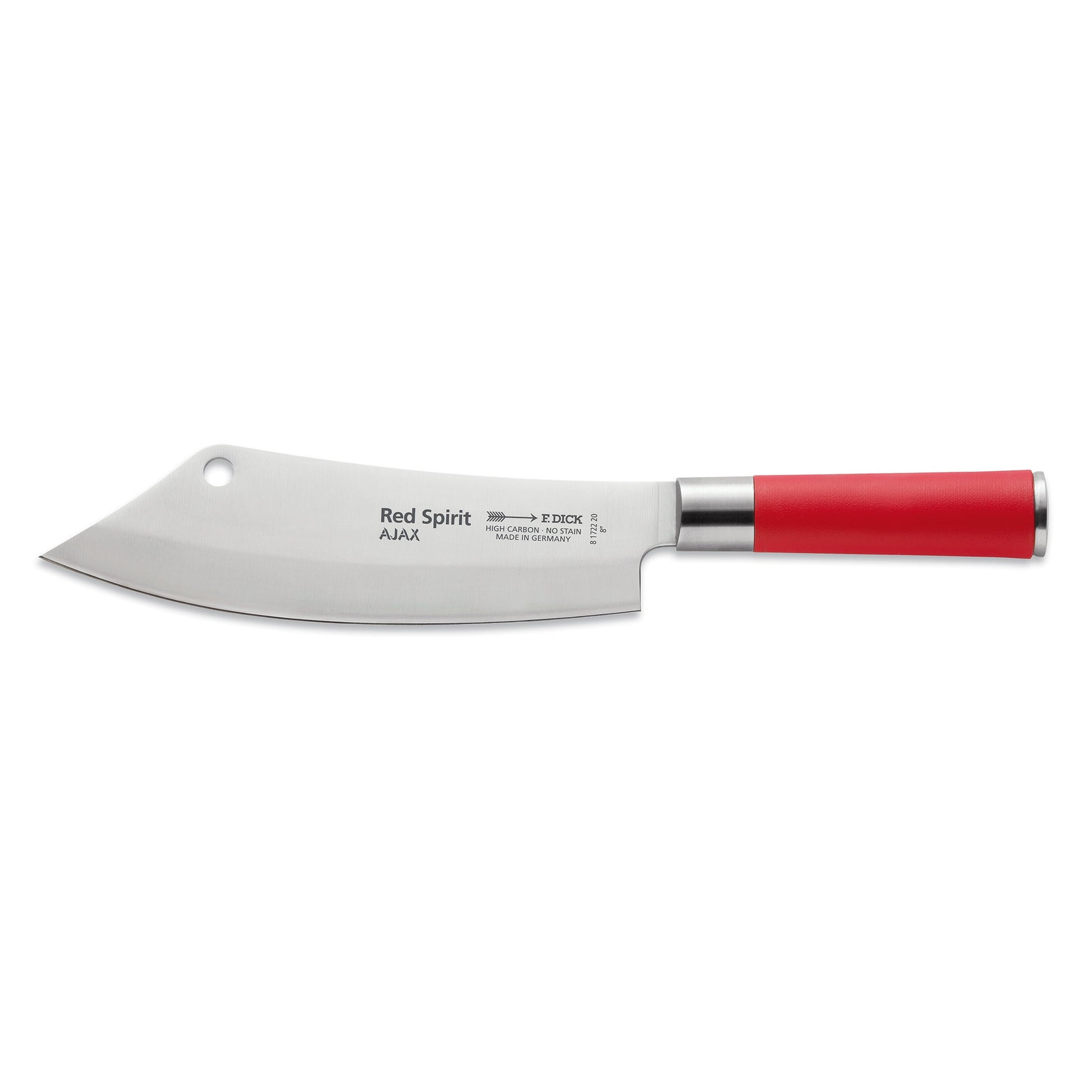 F. Dick | Red Spirit Ajax Chef/Butcher Knife, 8", Red - ChefEquipment.com