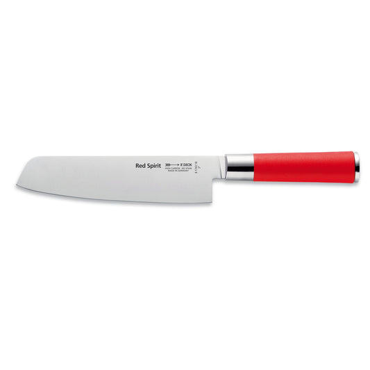 F. Dick | Red Spirit Usaba Vegetable Knife, 7", Red - ChefEquipment.com