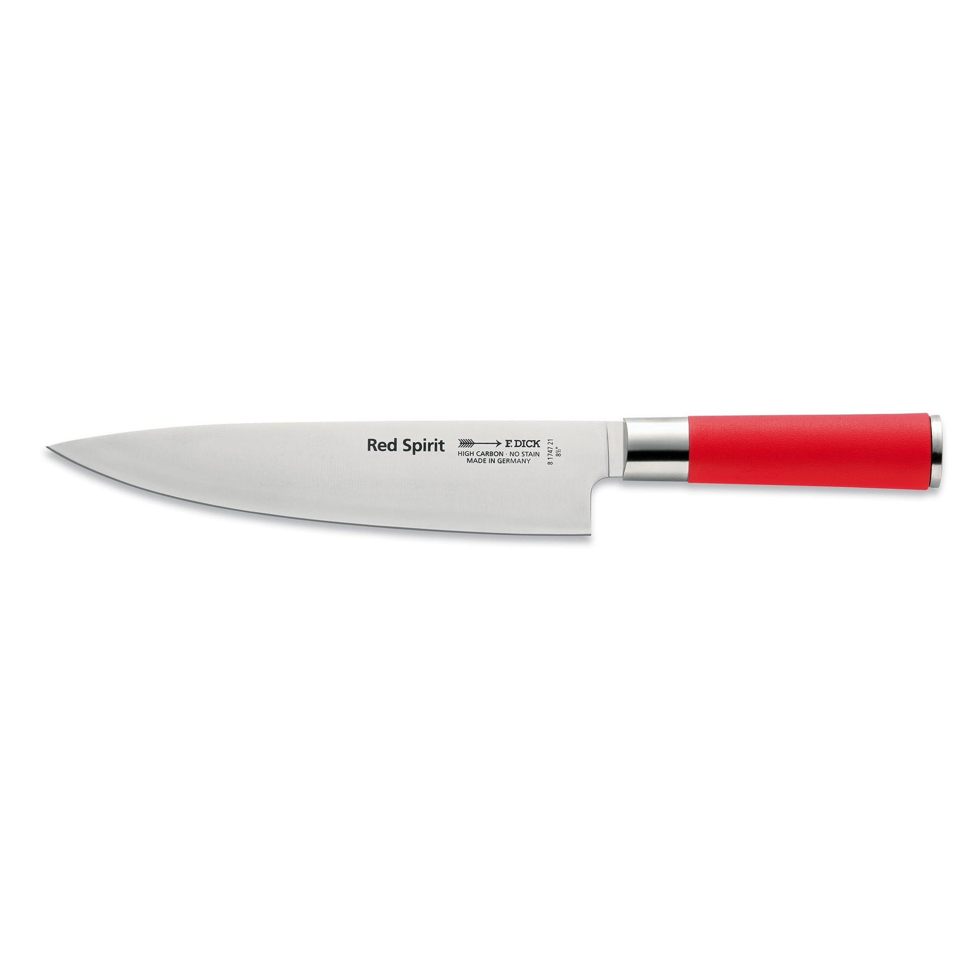 F. Dick | Red Spirit Chef Knife, 8.5", Red - ChefEquipment.com