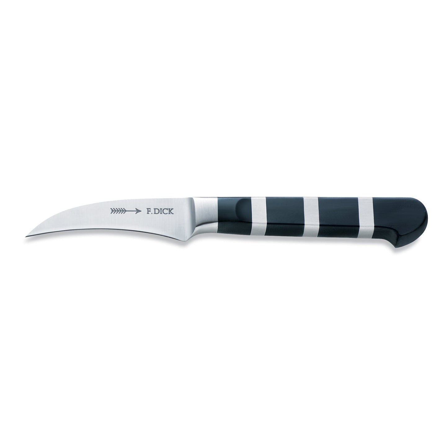 F. Dick | 1905 Tourne Paring Knife, 3", Black - ChefEquipment.com