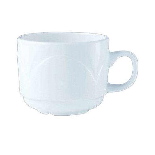 Steelite | Bianco Stacking Mug/Cup, 7.5 oz, White (36-pack)