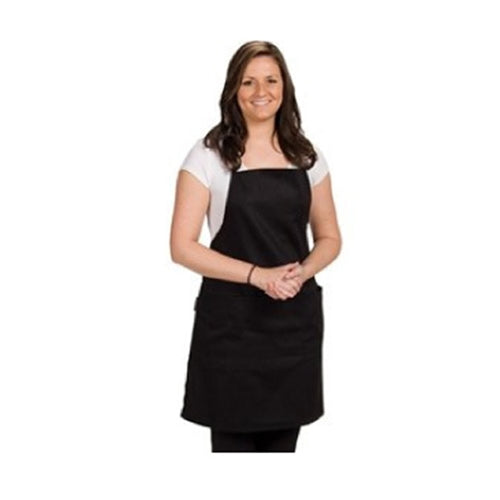 Chef Revival | Gourmet Bib Apron, 3 Pockets, EZ-Blend, Black