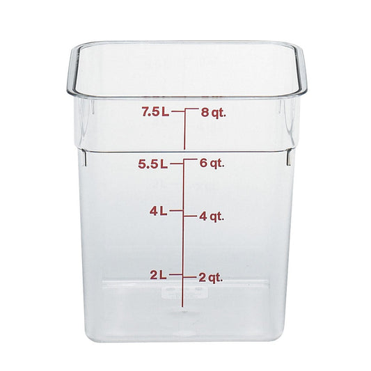 Cambro | CamSquare Food Storage Container, 8 qt, Clear