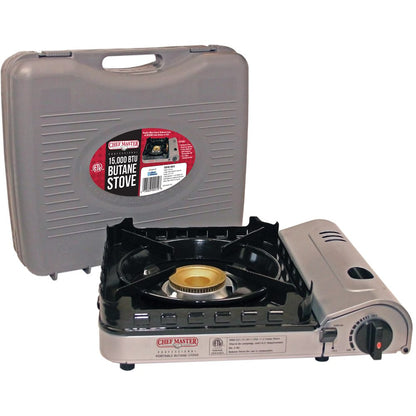 Chef Master | Portable Butane Stove, 15,000 BTU