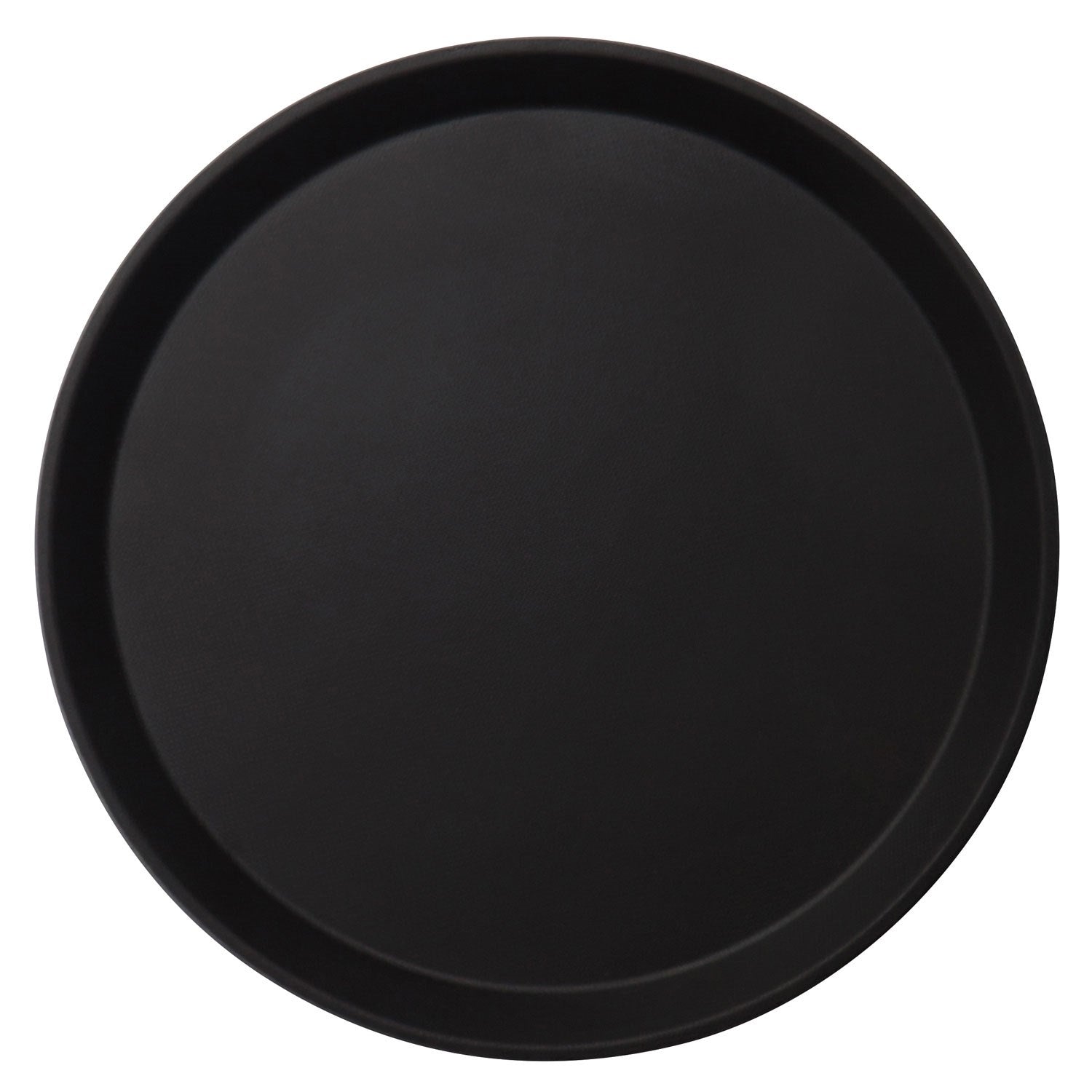 Cambro | Camtread Round Tray, 9", Black - ChefEquipment.com