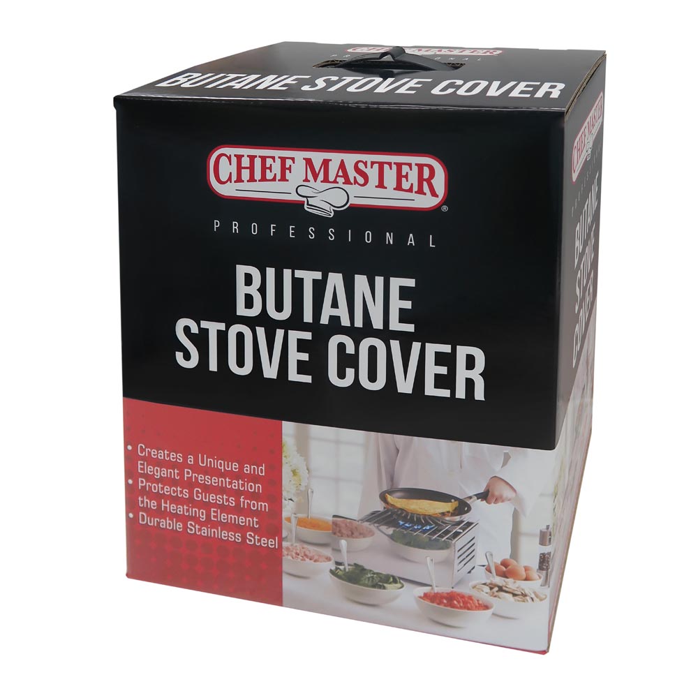 Chef Master | Portable Butane Stove Cover, Stainless Steel