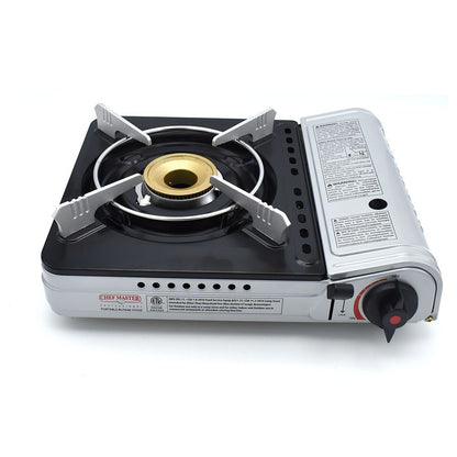 Chef Master | Portable Butane Stove, 12,000 BTU