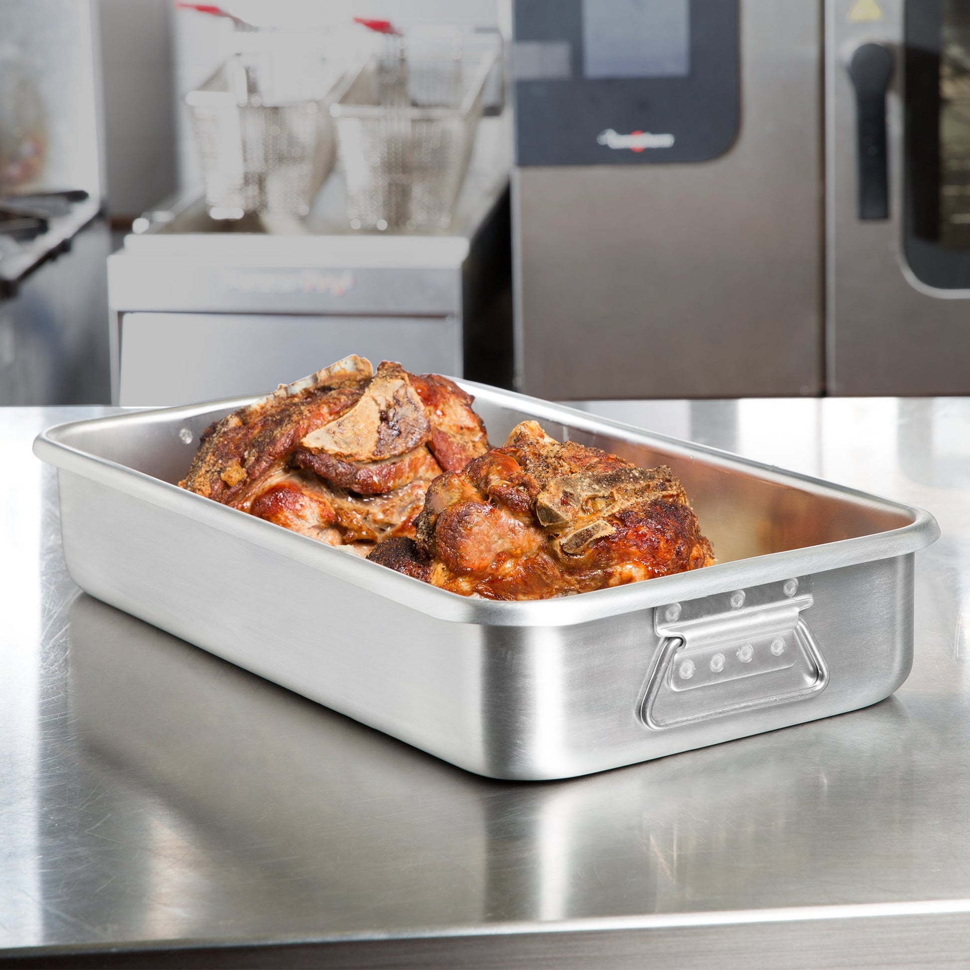 Vollrath | Aluminum Roaster, 11.25 Qt, Aluminum - ChefEquipment.com