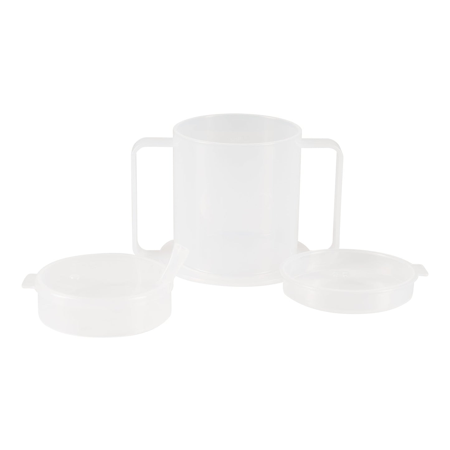 BIOS | Transparent Mug with 2 Handles, 9 oz, Clear