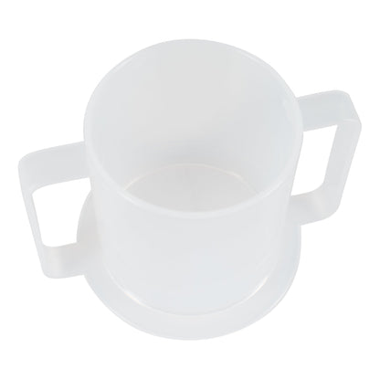 BIOS | Transparent Mug with 2 Handles, 9 oz, Clear