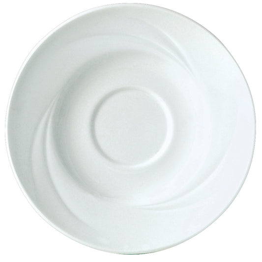 Steelite | Alvo Saucer, Single Well, 6" (36-pack)