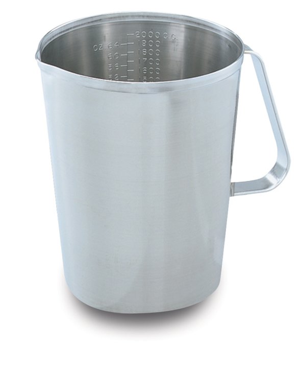 Vollrath | Graduated Measuring Cup, 2 qt, Stainless Steel