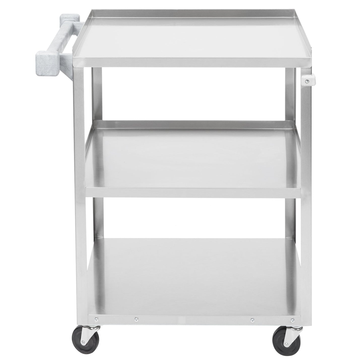 Vollrath | 3 Shelf Small Footprint Utility Cart, Stainless Steel, 300 lb - ChefEquipment.com