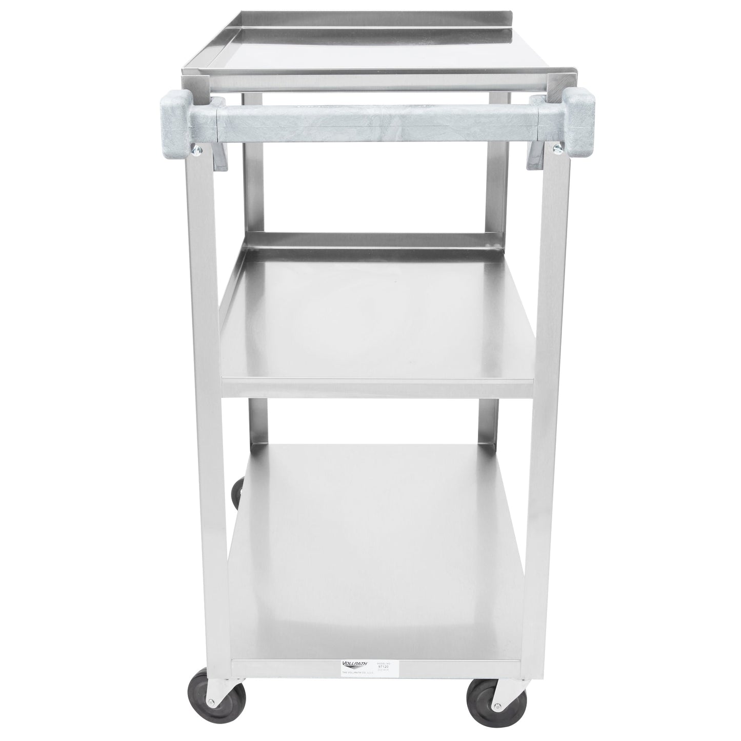 Vollrath | 3 Shelf Small Footprint Utility Cart, Stainless Steel, 300 lb - ChefEquipment.com