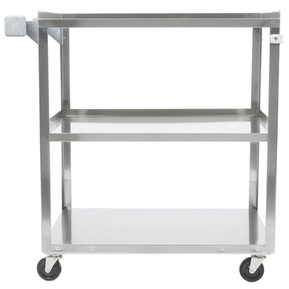 Vollrath | 3 Shelf Utility Cart, Stainless Steel, 300 lb - ChefEquipment.com