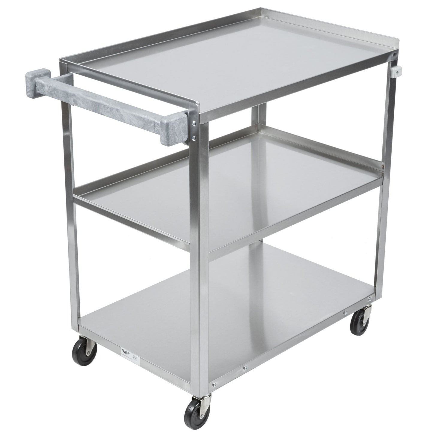 Vollrath | 3 Shelf Utility Cart, Stainless Steel, 300 lb - ChefEquipment.com