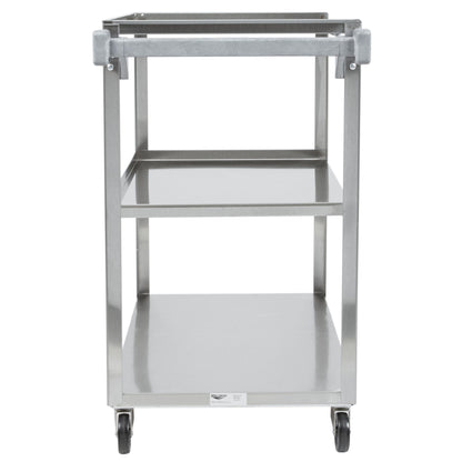 Vollrath | 3 Shelf Utility Cart, Stainless Steel, 300 lb - ChefEquipment.com