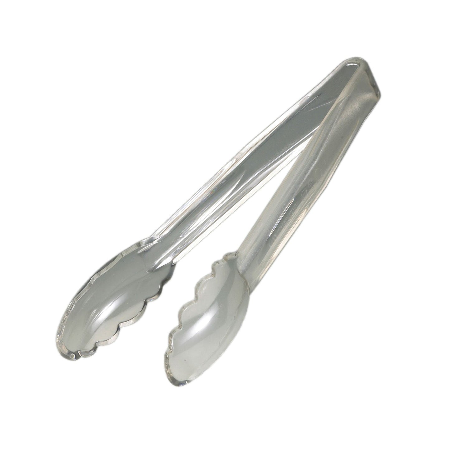 Cambro | Camwear Scallop Grip Tongs, 9", Clear