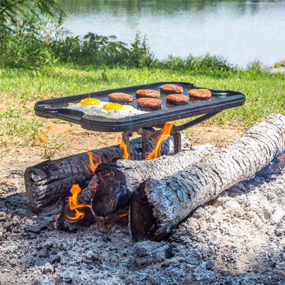 Lodge | Fire and Cooking Stand, Cast/Wrought Iron