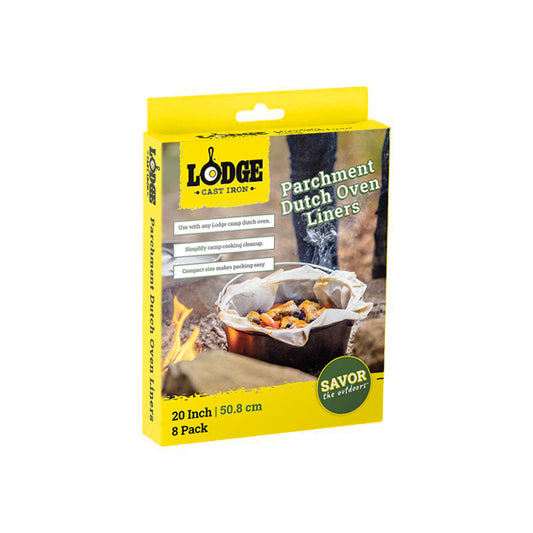 Lodge | Dutch Oven Liners, 20", Parchment Paper, (8-pack)