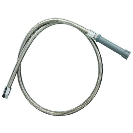 T&S | Flexible Hose, 44", Stainless Steel/Grey Handle