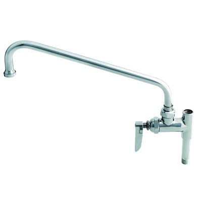 T&S | Add On Faucet, 12" Swing Nozzle, Single Lever Handle - ChefEquipment.com