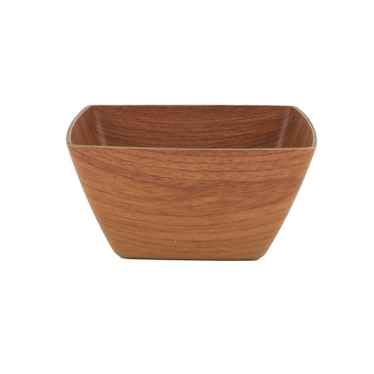 G.E.T. | Arbor Faux Wood Square Bowl, 1 qt, Polystyrene (24-pack)