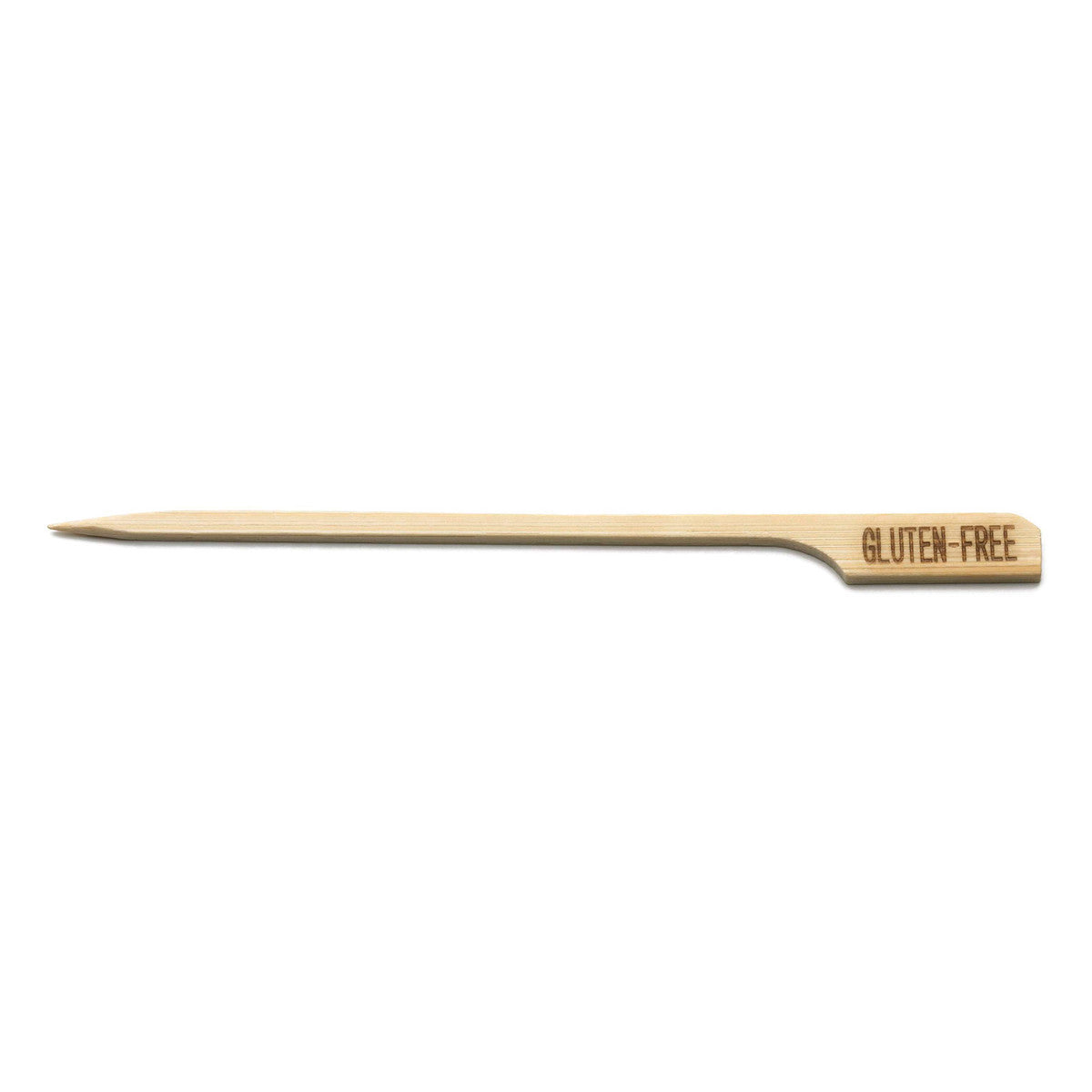 TableCraft Bamboo Paddle Skewer, Gluten-Free, 5" (100-pack) - BAMP5G