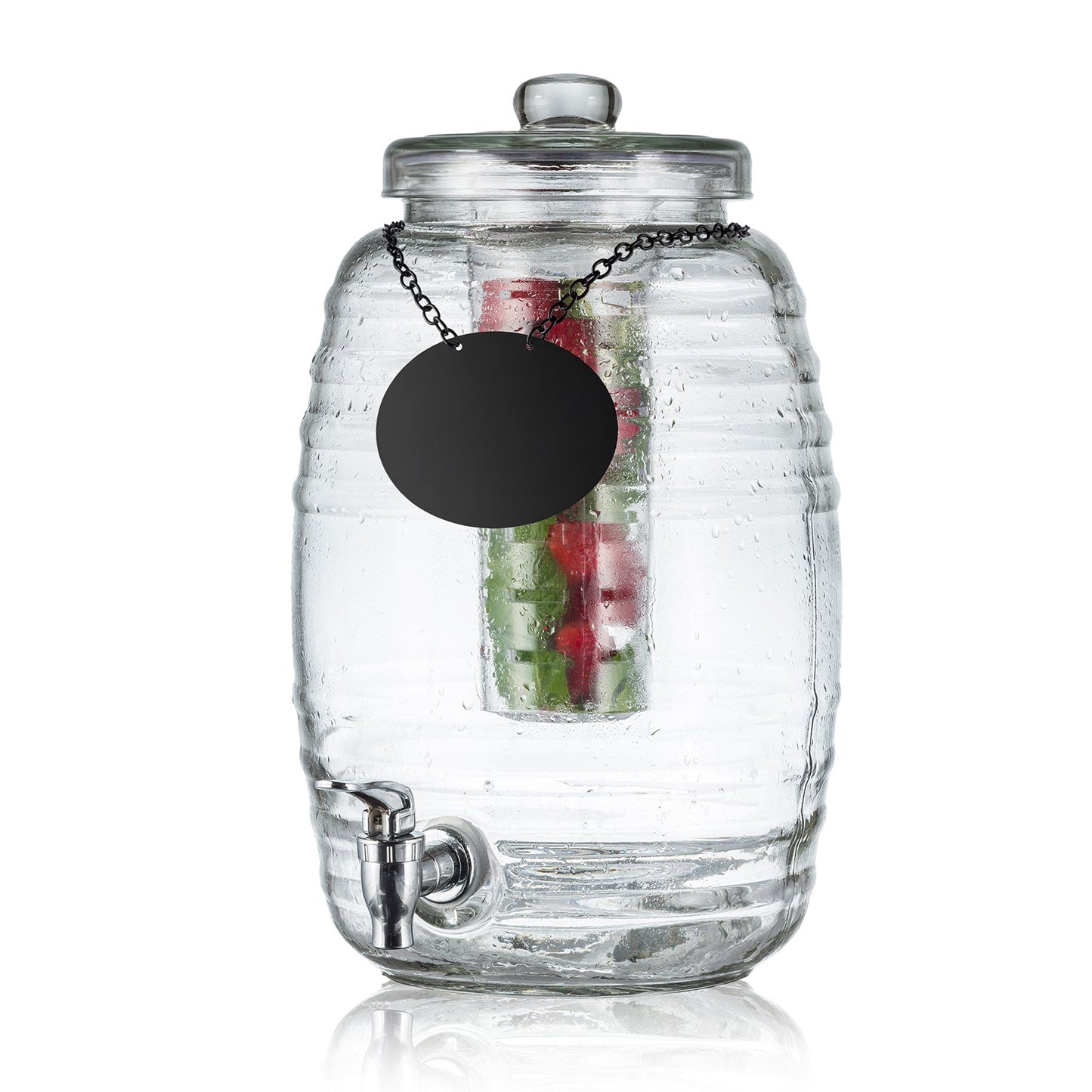 TableCraft | Beehive Beverage Dispenser w Ice Core and Infuser, 2.5 Gal - ChefEquipment.com