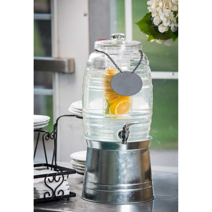 TableCraft | Beehive Beverage Dispenser w Ice Core and Infuser, 2.5 Gal - ChefEquipment.com