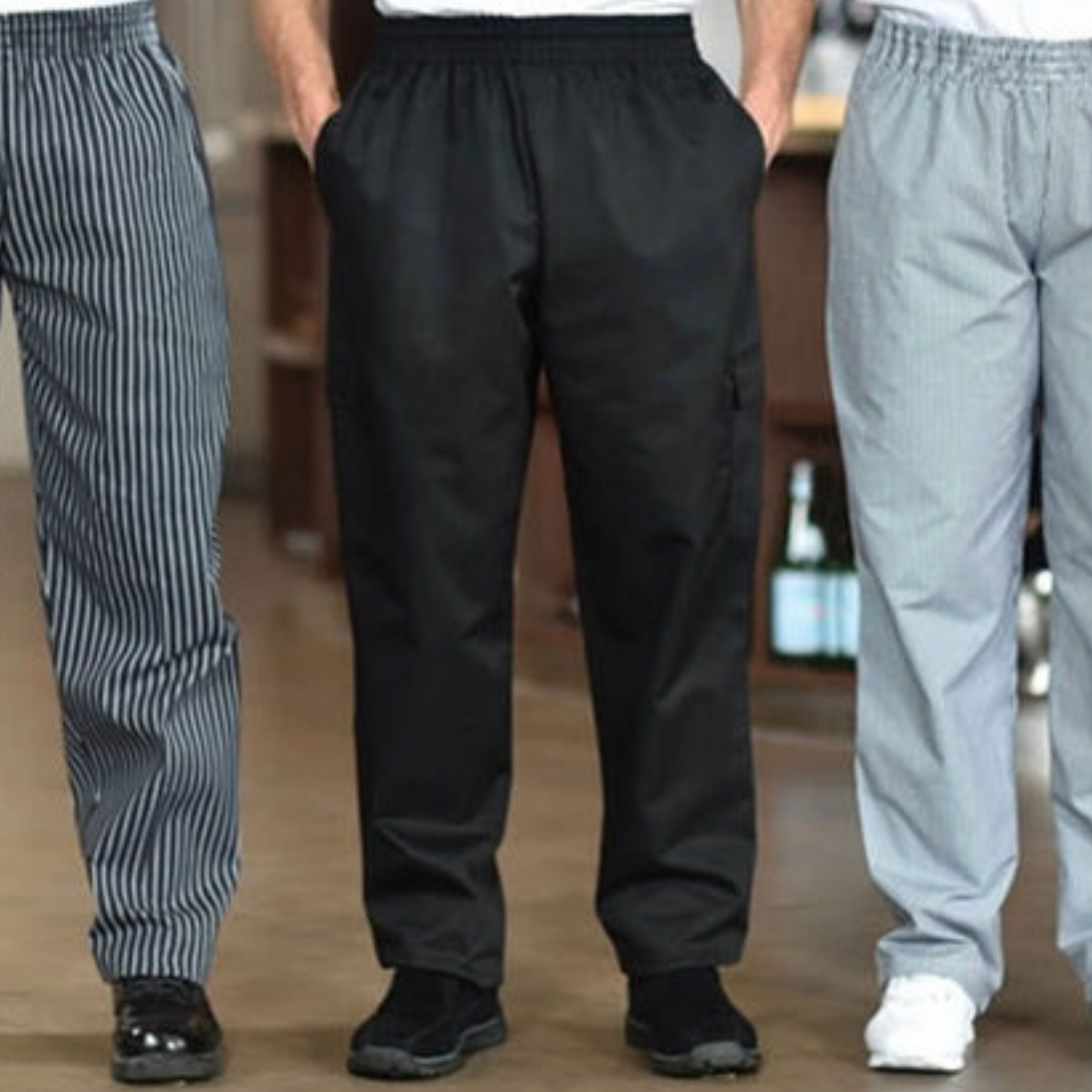 Premium Uniforms | Baggy Chef Pants, XSmall, Black