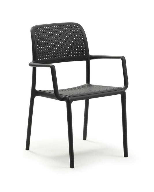 NARDI Bora Arm Chair, Anthracite (4-pack) - 40242.02.000