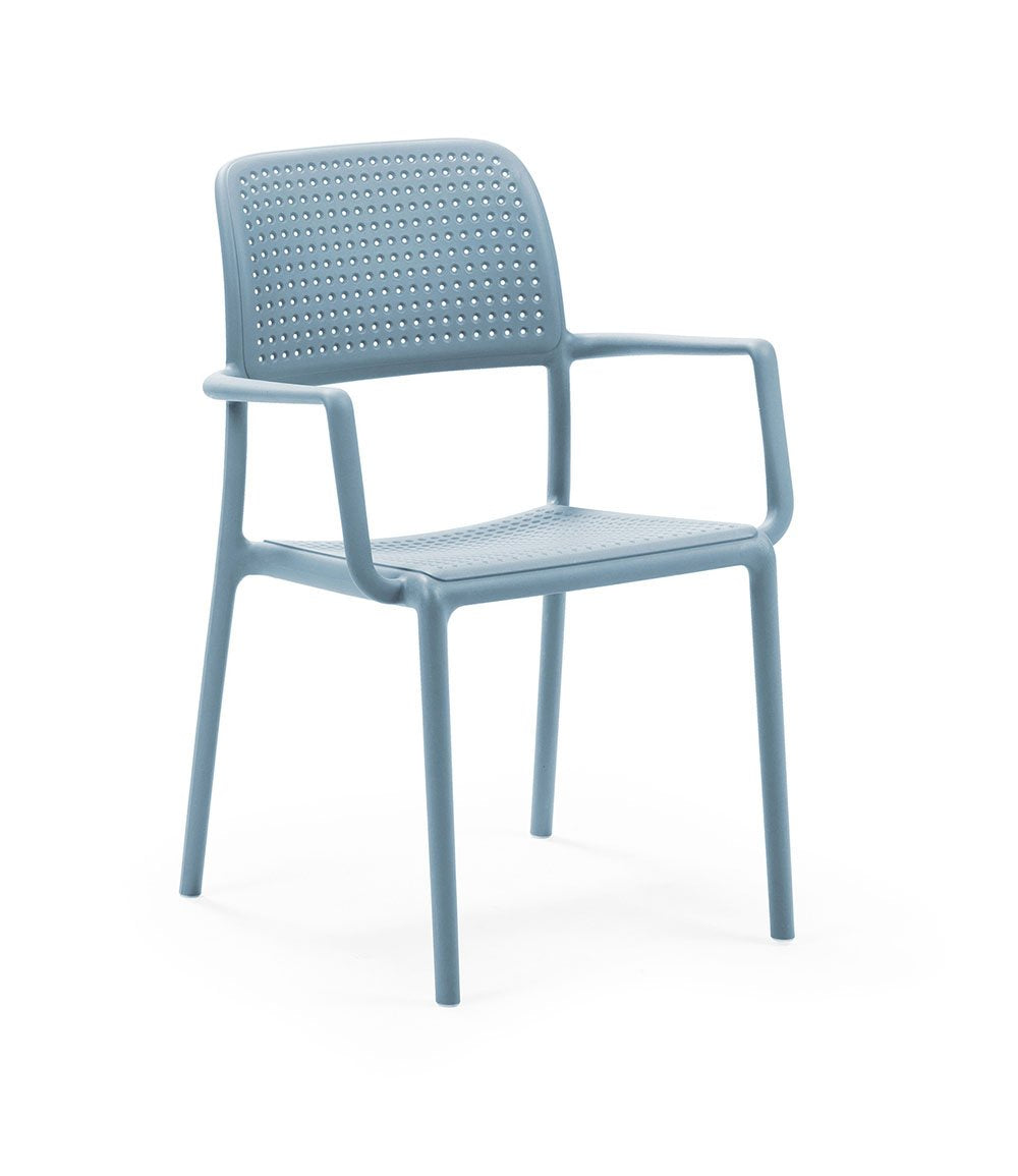 NARDI Bora Arm Chair, Celeste (4-pack) - 40242.39.000