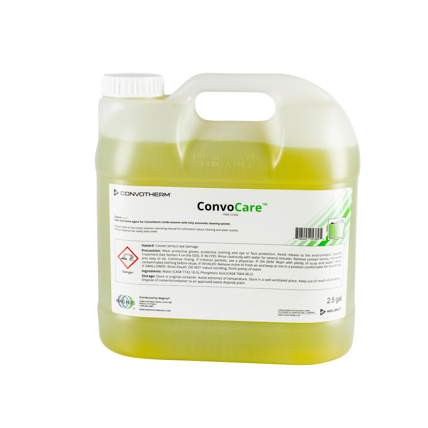 Cleveland | ConvoCare Premixed Rinse for ConvoTherm Combi Ovens (2-pack)