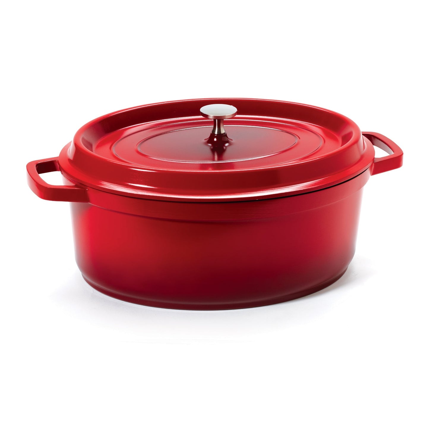 G.E.T. | Heiss Oval Dutch Oven, 6.5 qt, Cast Aluminum, Red