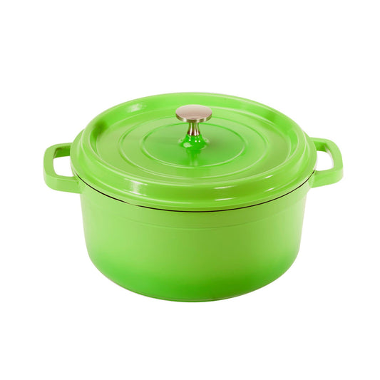 G.E.T. | Heiss Round Dutch Oven, 4.5 qt, Cast Aluminum, Green