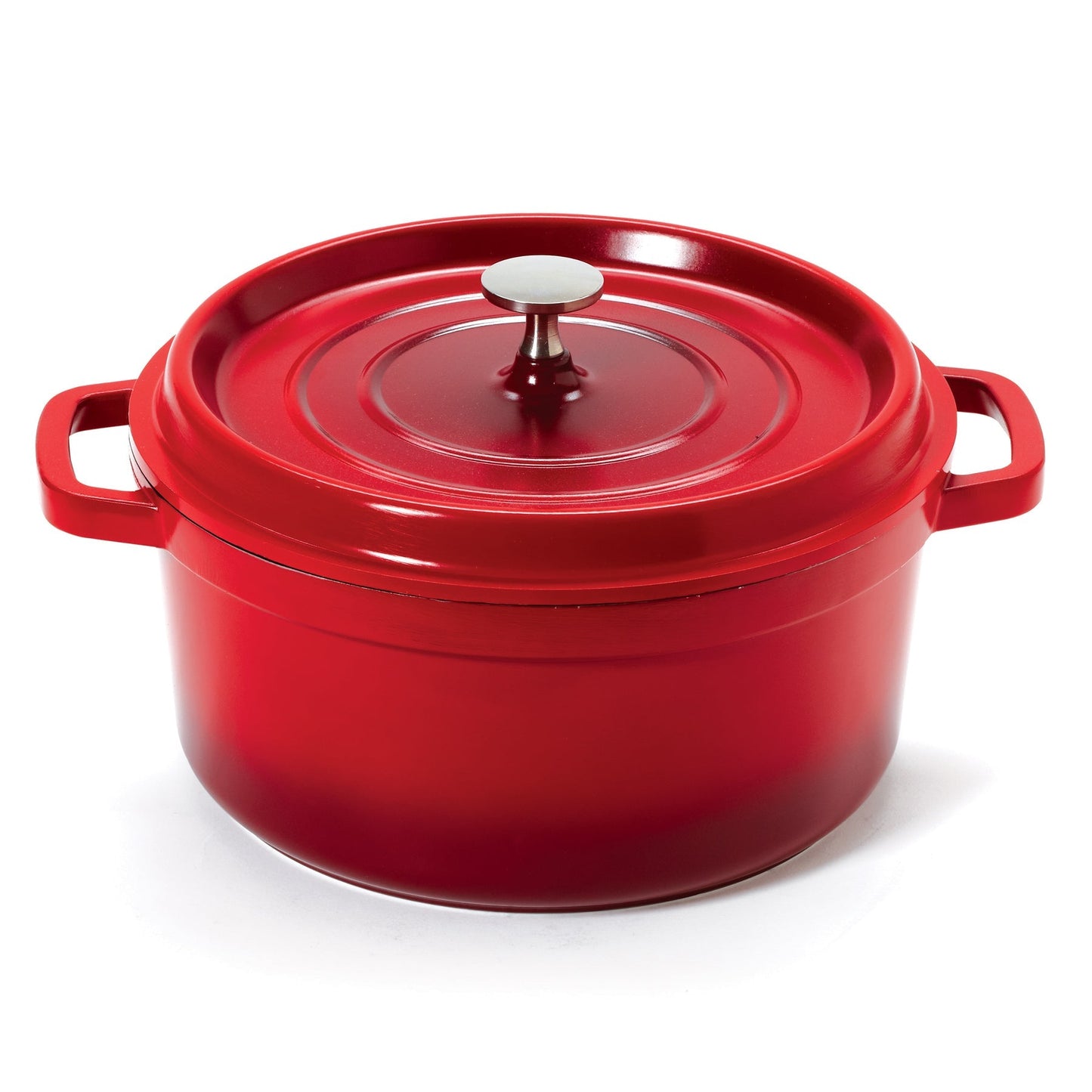 G.E.T. | Heiss Round Dutch Oven, 4.5 qt, Cast Aluminum, Red