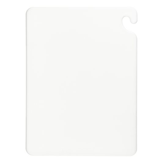 San Jamar | Cut-N-Carry Cutting Board, 15" x 20" x 1/2", White