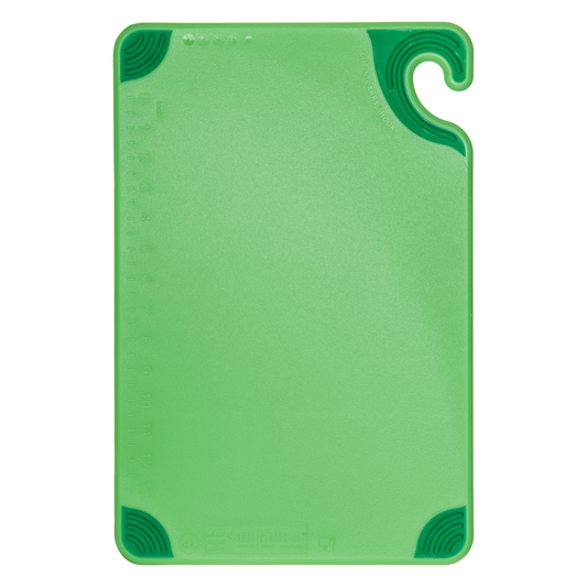 San Jamar | Saf-T-Grip Coloured Cutting Board, 12" x 18" x 1/2", Green