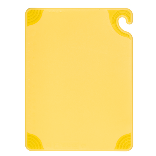 San Jamar | Saf-T-Grip Coloured Cutting Board, 15" x 20" x 1/2", Yellow