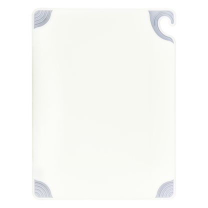 San Jamar | Saf-T-Grip Coloured Cutting Board, 18" x 24" x 1/2", White