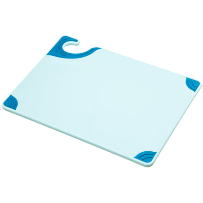 San Jamar | Saf-T-Grip Coloured Cutting Board, 9" x 12" x 3/8", Blue