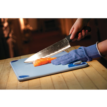 San Jamar | Saf-T-Grip Coloured Cutting Board, 9" x 12" x 3/8", Blue