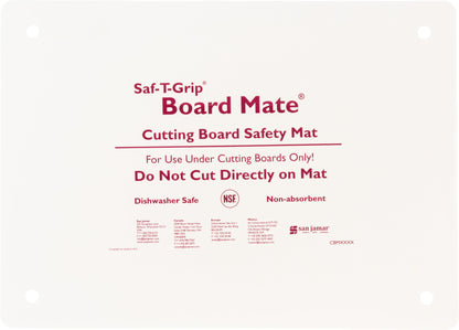 San Jamar | Saf-T-Grip Board Mate Cutting Board Safety Mat, 13" x 18"